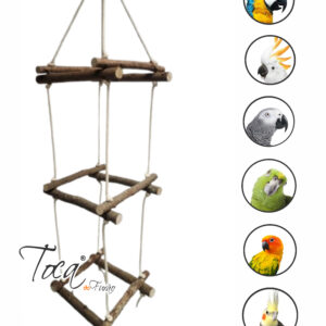 Brinquedão pendurado com alças de algodão