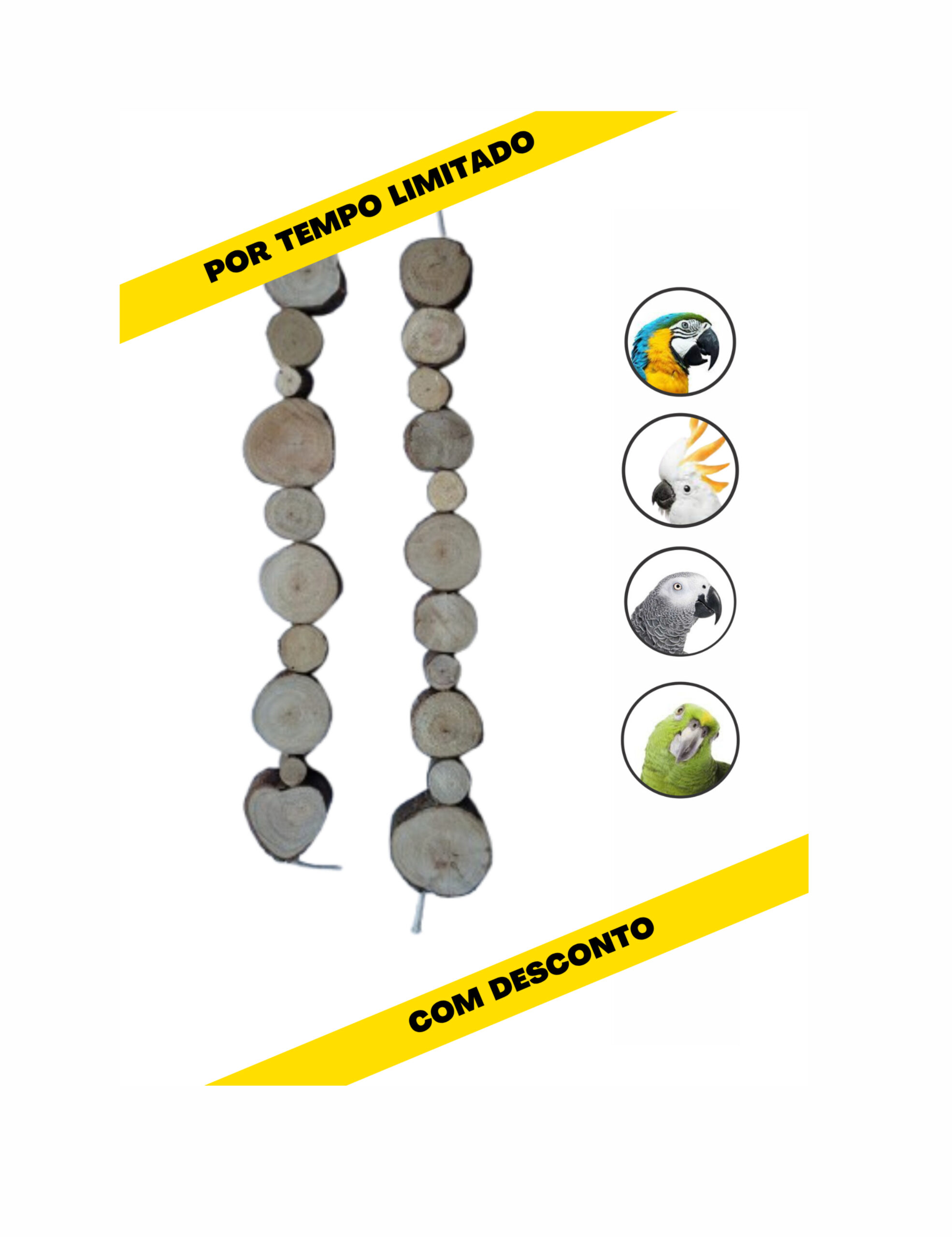 Bicador rústico col orgânica simples kit 2 unidades